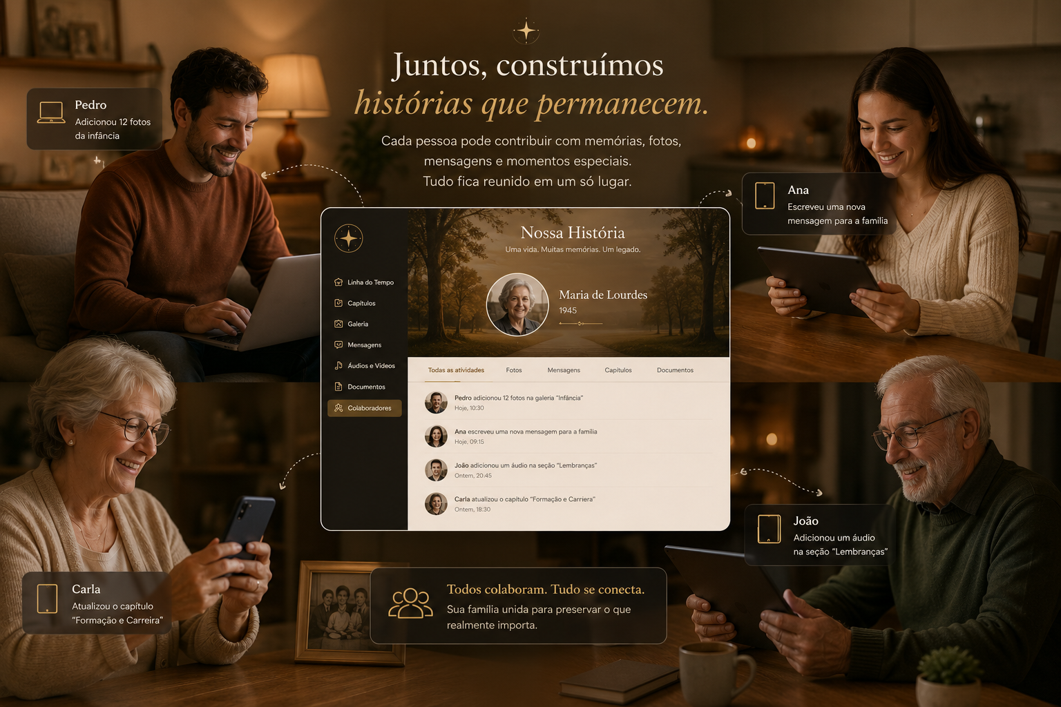 Construído em família